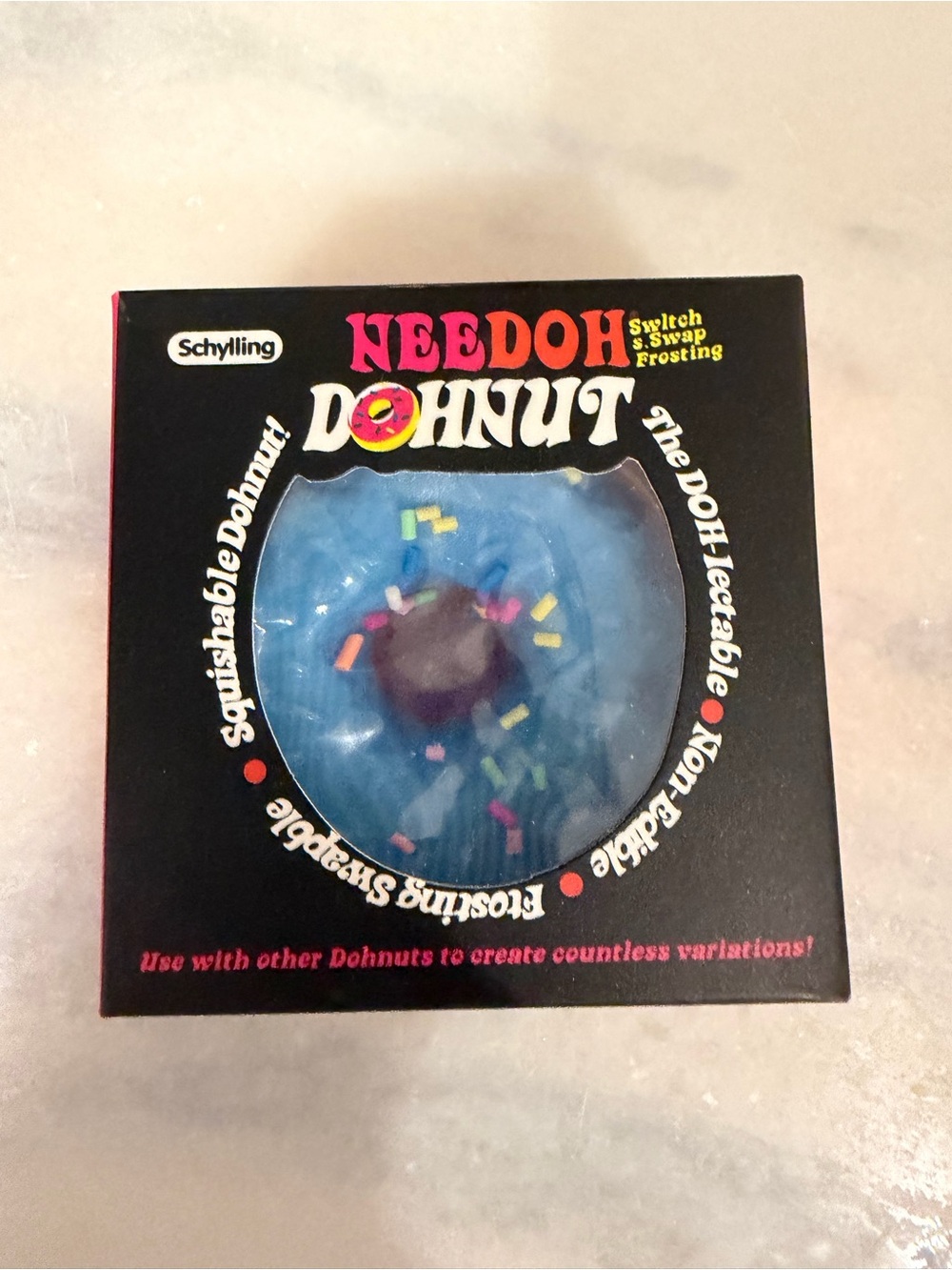 Faux Needoh Dohnut Blue Squishable Toy